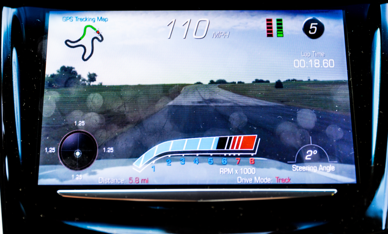 The playback you see in the car, complete with in-car audio if so you choose. Fingerprints are available as an option. \